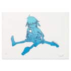 jamie-hewlett-gorillaz-noodle-blue-gradient-signed-print-pow