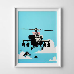 Banksy - Happy Choppers - Limited Edition Screen Print [repro]
