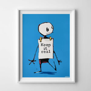 Banksy - Keep it Real- Limited Edition Screen Print [repro]