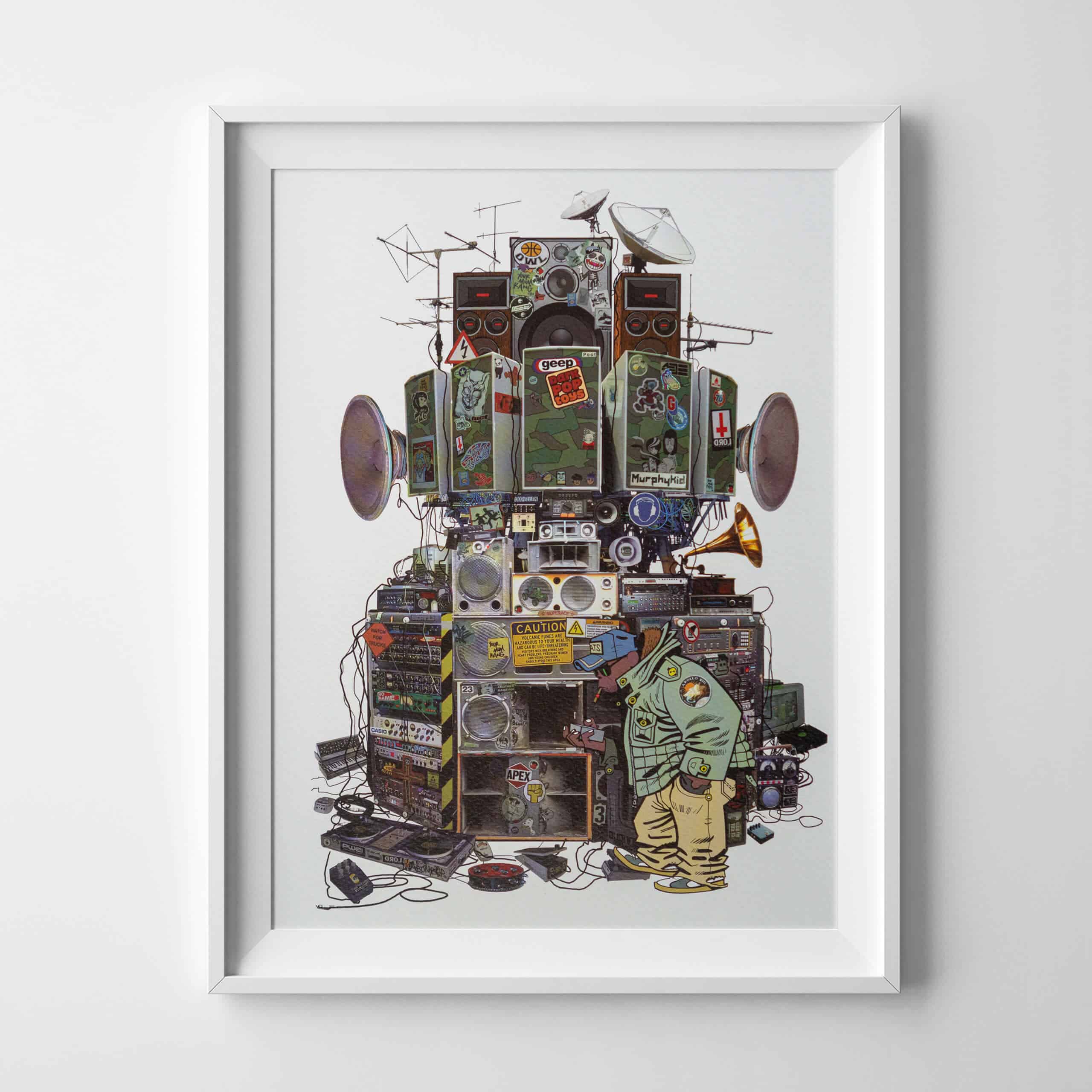 jamie-hewlett-demon-days-russel-sound-system-print-01