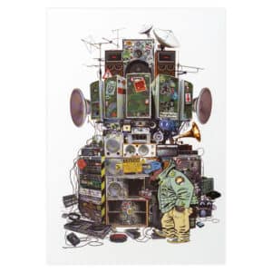 jamie-hewlett-demon-days-russel-sound-system-print