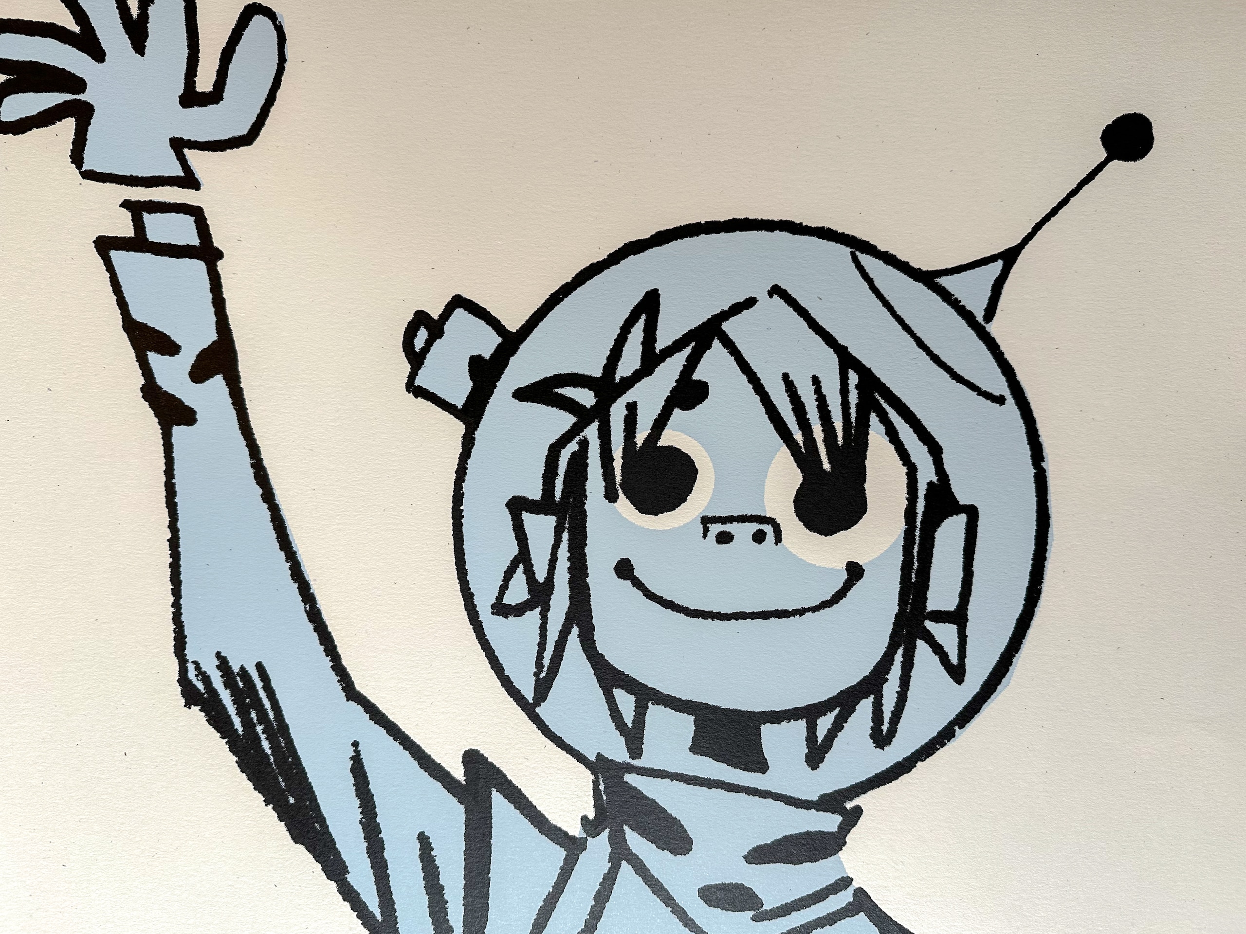 jamie-hewlett-gorillaz-2D-screen-print-2