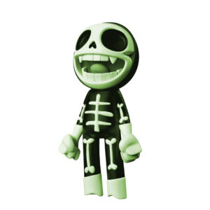 jamie-hewlett-gorillaz-mini-series-blind-box-full-set-Bonsey-Glow-in-the-Dark-Colourway