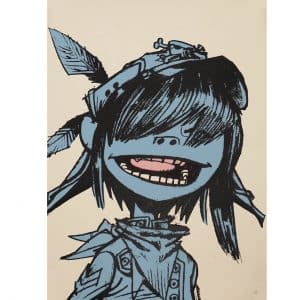 Jamie Hewlett - 'Noodle Gob' - Limited Edition Gorillaz Screenprint