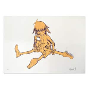 jamie-hewlett-gorillaz-noodle-orange-signed