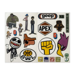 jamie-hewlett-gorillaz-phase-1-sticker-sheet