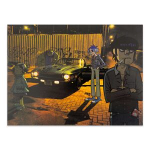 jamie-hewlett-gorillaz-phase-two-promotional-mini-print-1