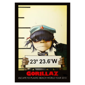 jamie-hewlett-gorillaz-plastic-beach-world-tour-mugshot-poster-cyborg
