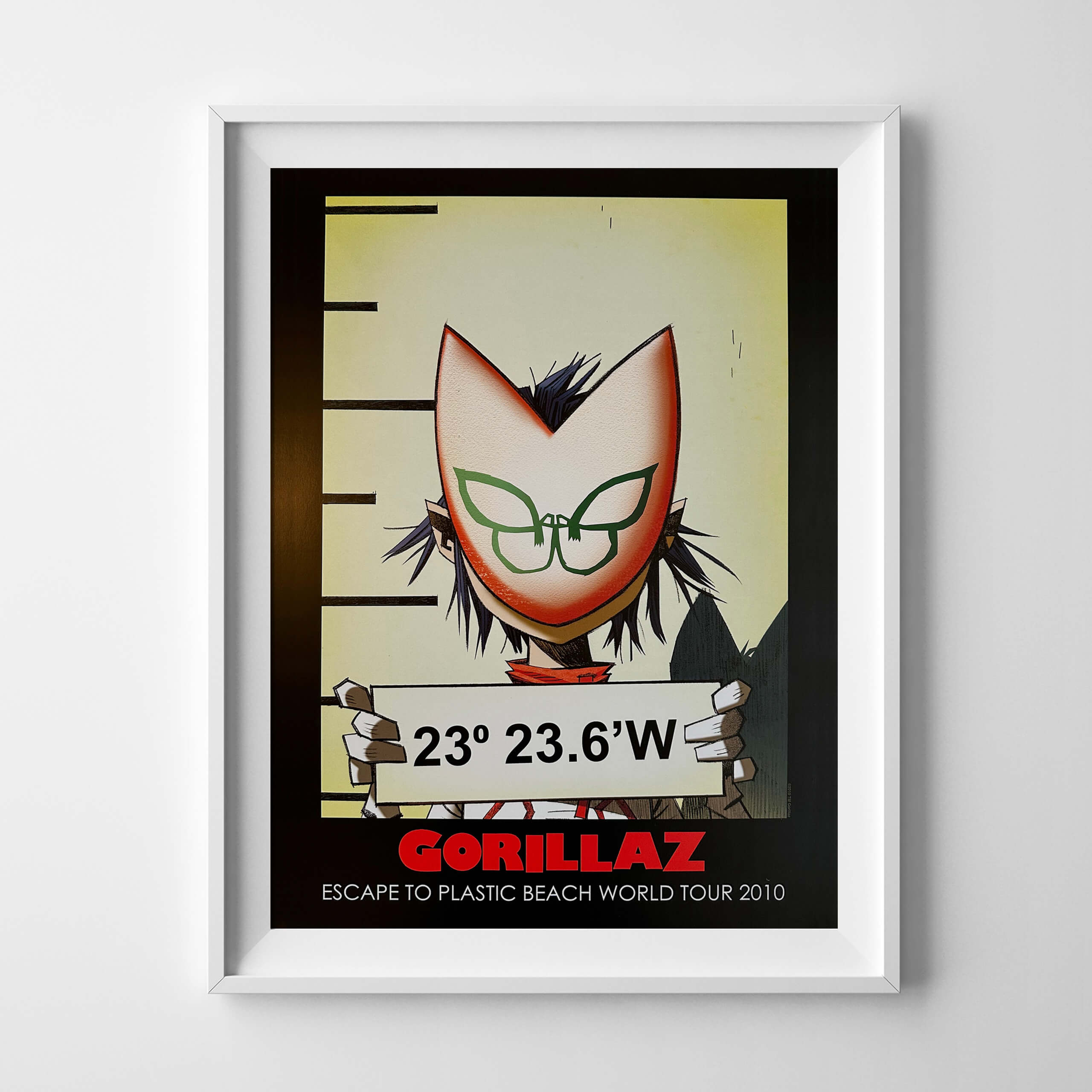 jamie-hewlett-gorillaz-plastic-beach-world-tour-mugshot-poster-noodle-framed