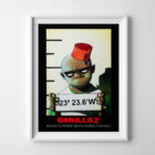 jamie-hewlett-gorillaz-plastic-beach-world-tour-mugshot-poster-russel-framed