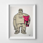 jamie-hewlett-gorillaz-russel-hobbs-red-signed-artist-proof-framed