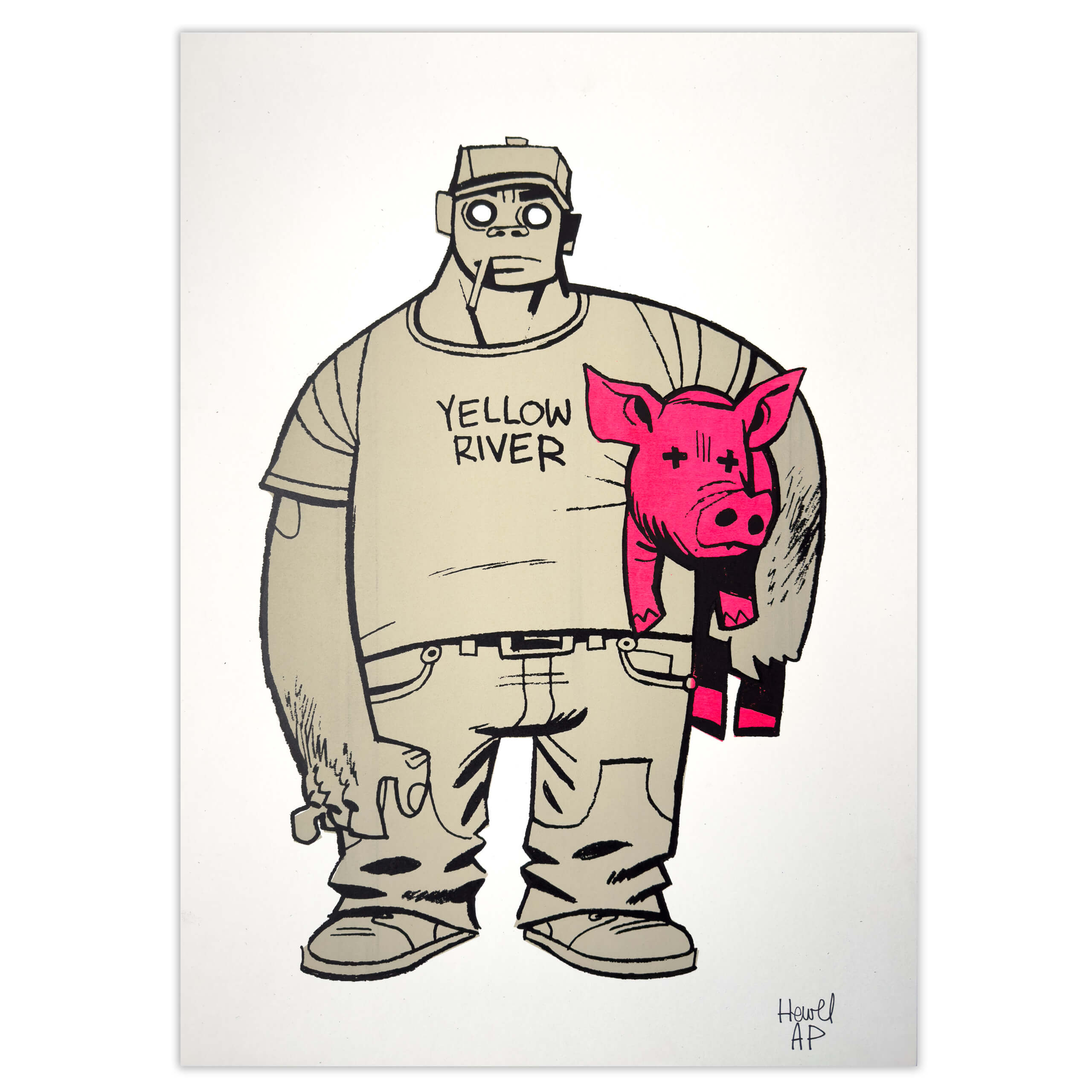 gorillaz-russel-hobbs-red-signed-artist-proof gorillaz-russel-hobbs-red-signed-artist-proof
