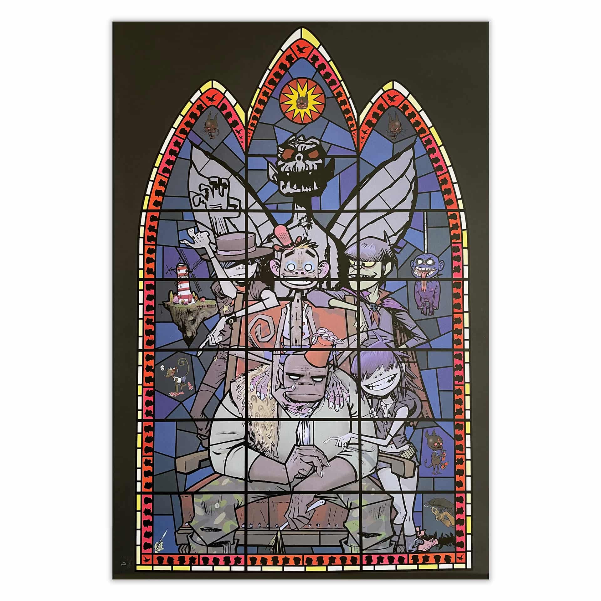 jamie-hewlett-gorillaz-stained-glass-window-prints-full-set-42