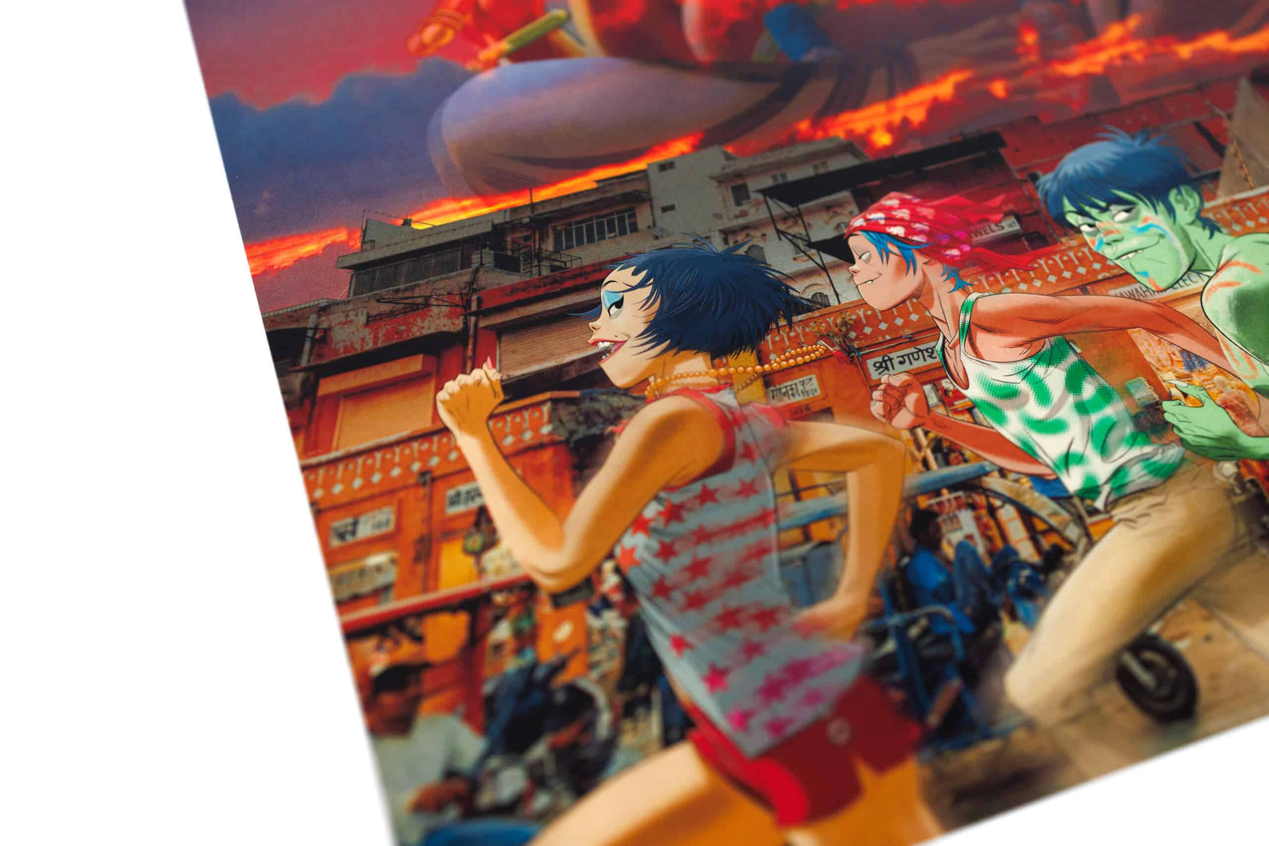 jamie-hewlett-gorillaz-the-mountain-print-ganesha-on-the-roof-3