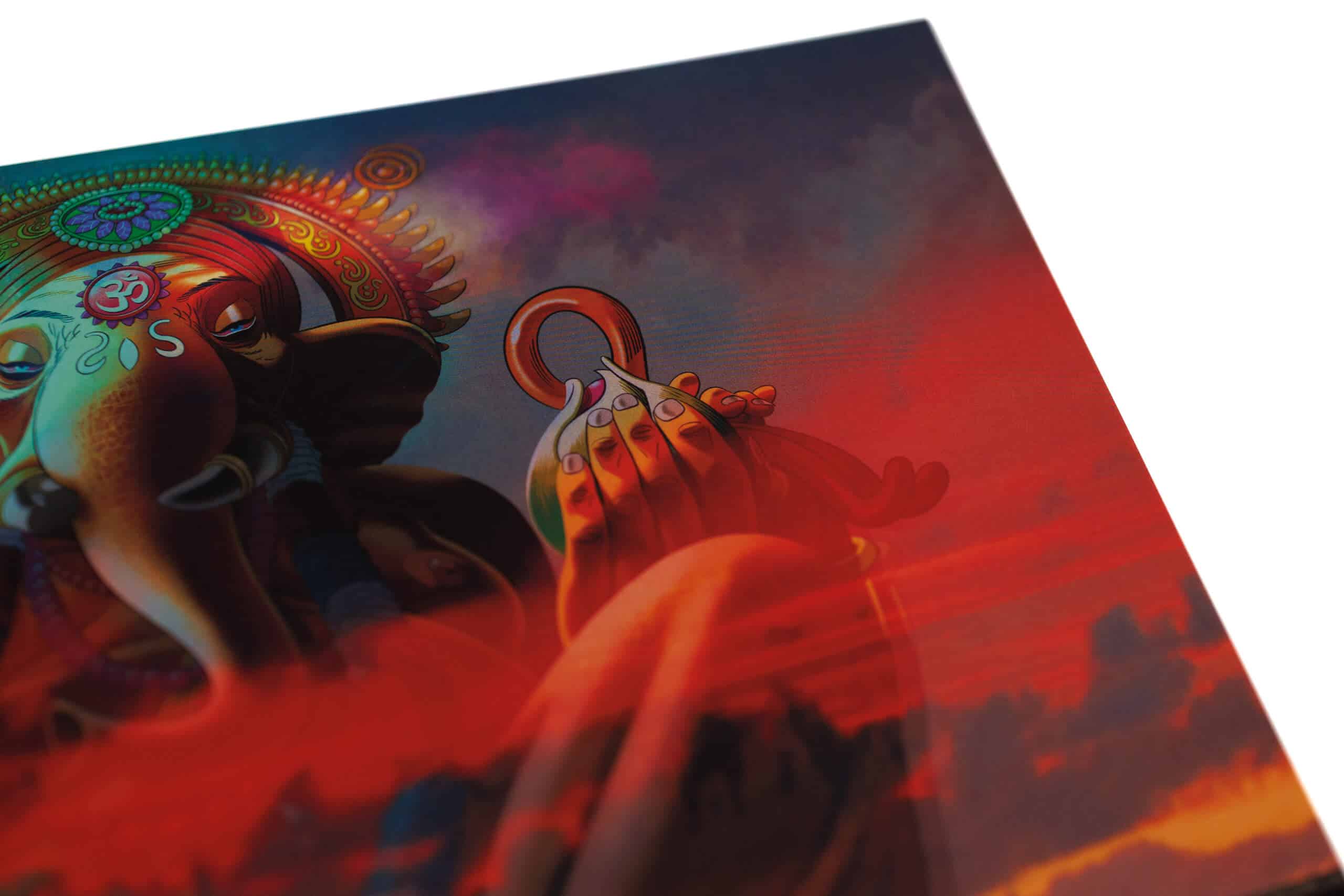 jamie-hewlett-gorillaz-the-mountain-print-ganesha-on-the-roof-4