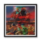 jamie-hewlett-gorillaz-the-mountain-print-ganesha-on-the-roof-framed