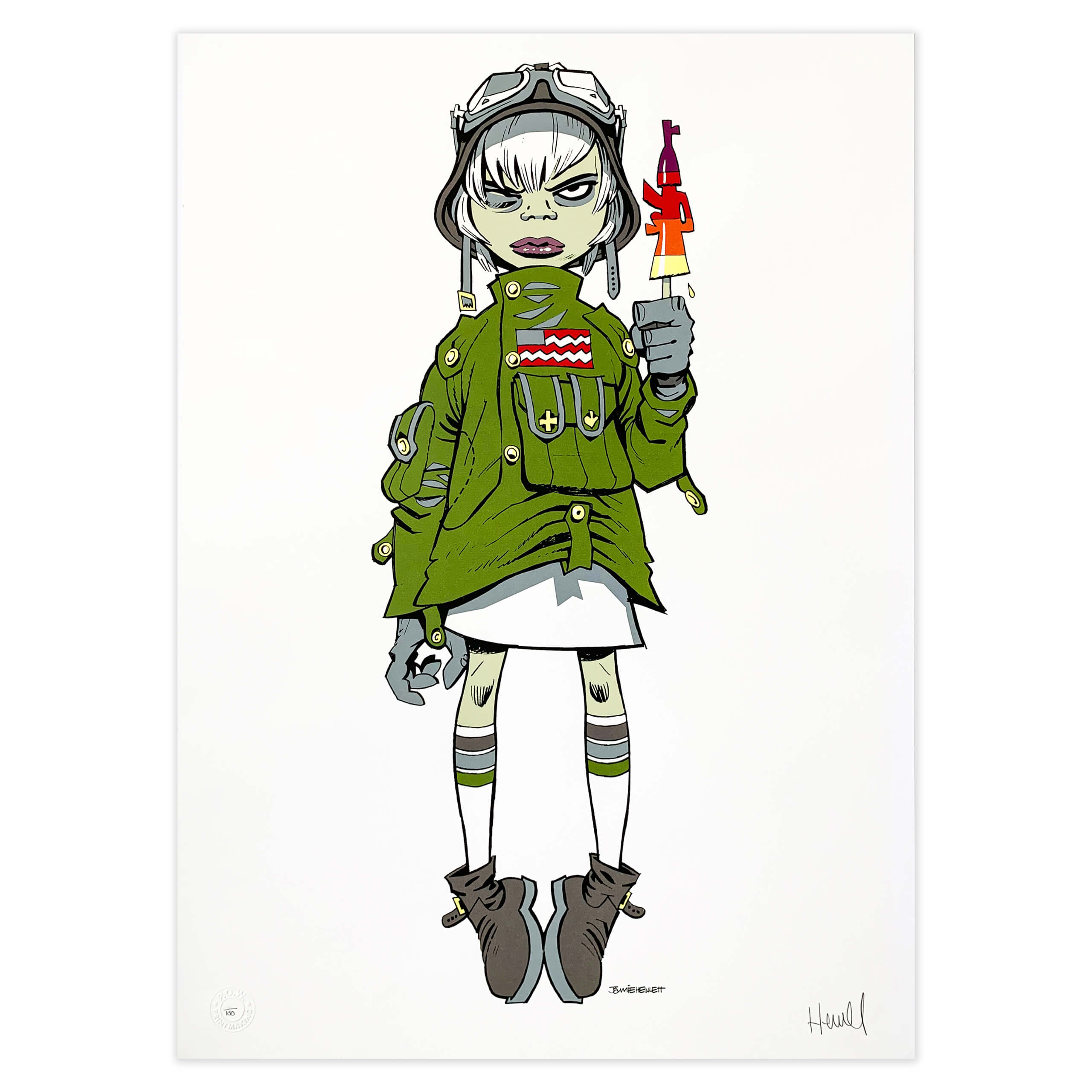 jamie-hewlett-m16-assault-lolly-signed jamie-hewlett-m16-assault-lolly-signed