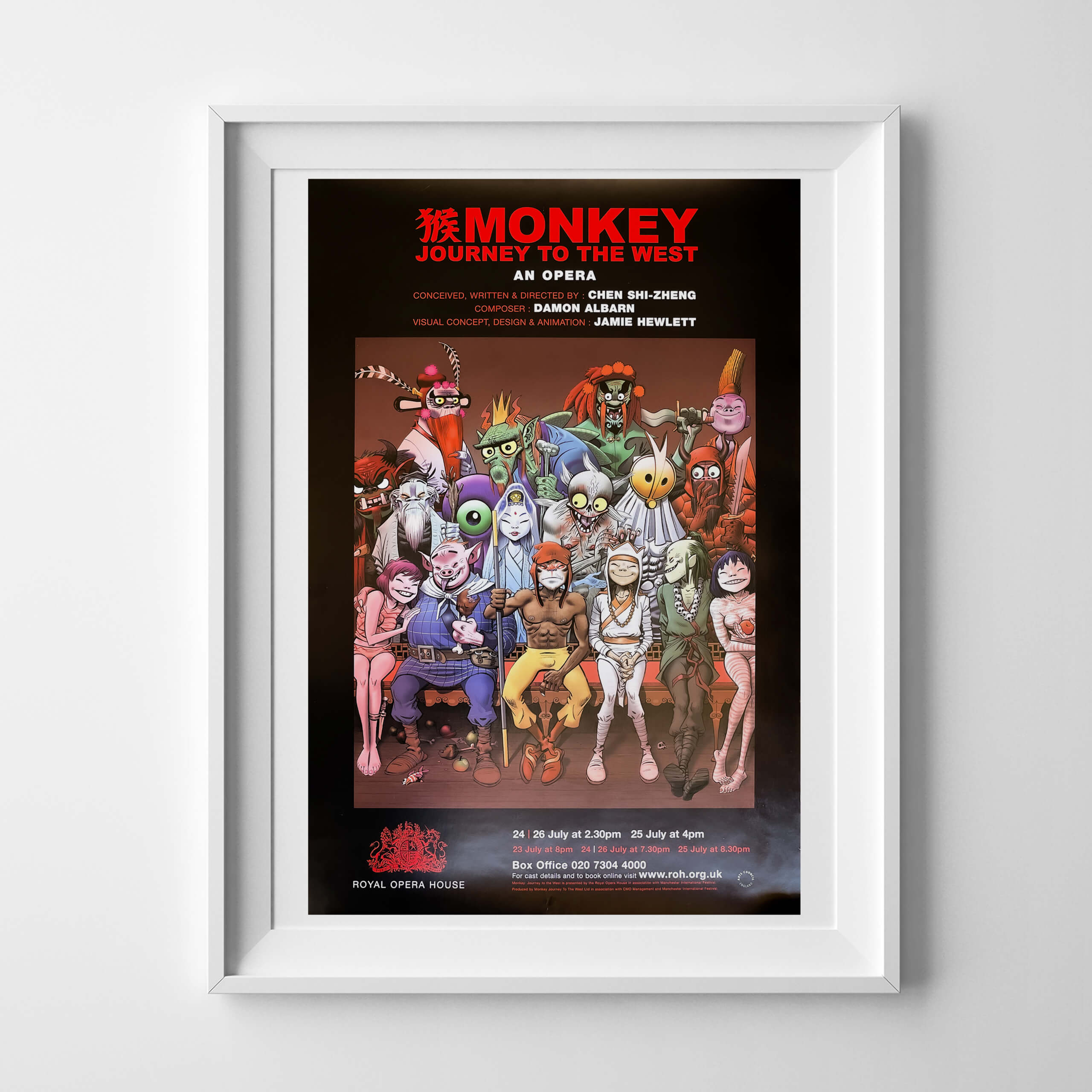 jamie-hewlett-monkey-journeyy-to-the-west-royal-opera-house-poster-framed