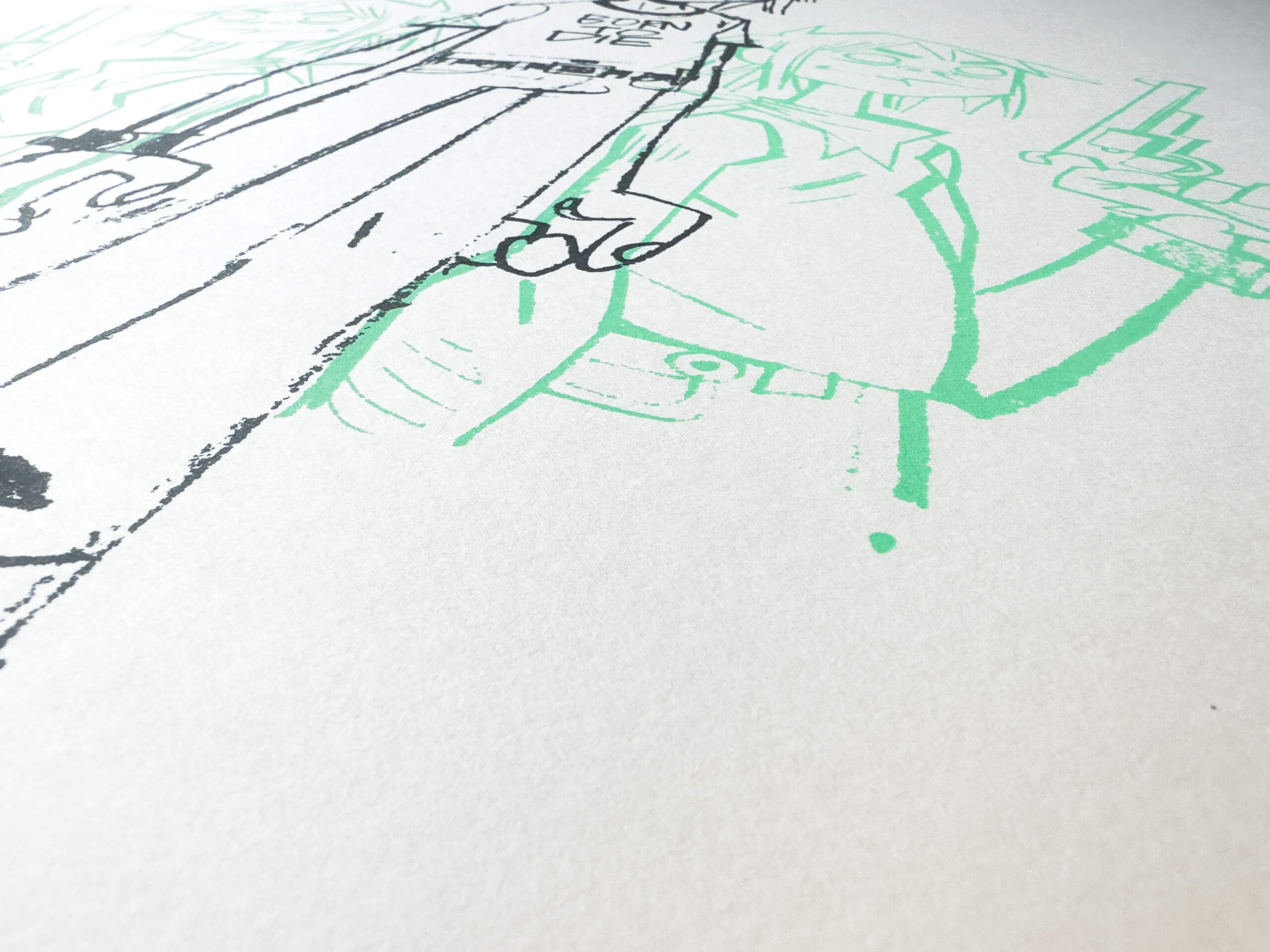 jamie-hewlett–gorillaz–limited-edition-print–2d-born-to-die–black-aqua-marine–artist-proof-02